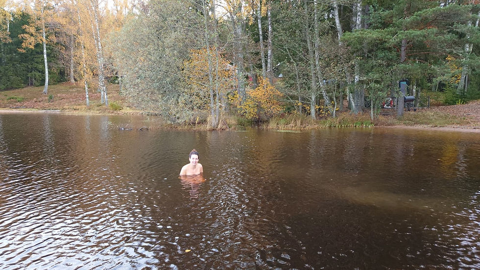 Bas den blaauwen Outdoor coaching in Zweden