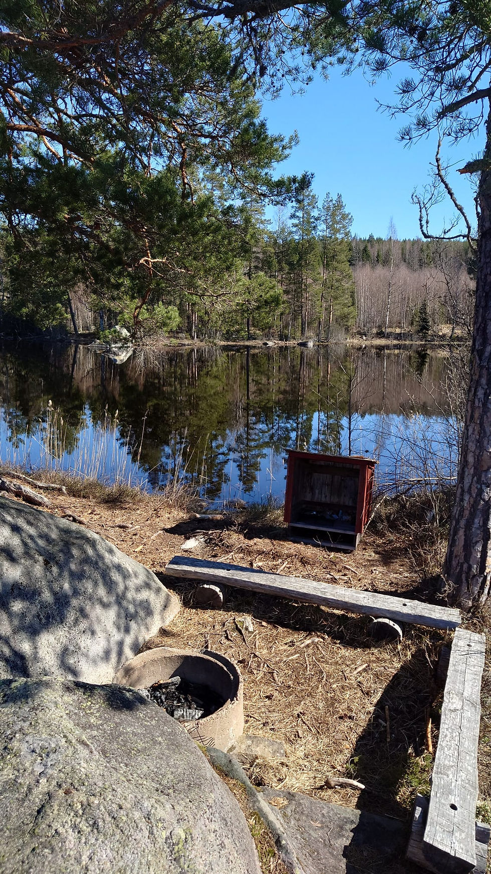Bas den blaauwen Outdoor coaching in Zweden