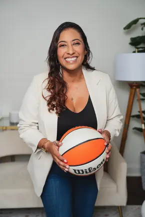 Branding headshot of a Latina Latinex woman in Atlanta