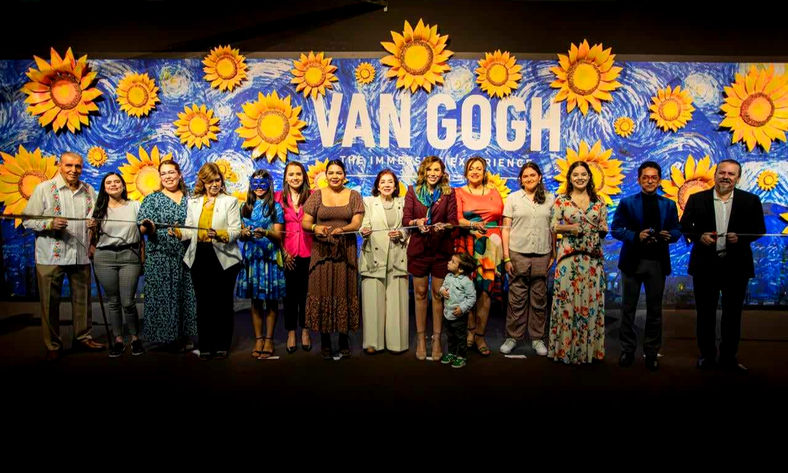 Inauguran la exposición "Van Gogh, una experiencia inmersiva"