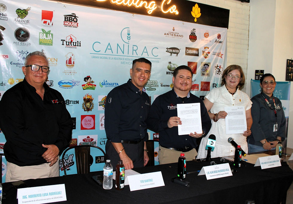 CANIRAC y COTUCO firman convenio para impulsar el turismo, la cultura y la gastronomía de Mexicali