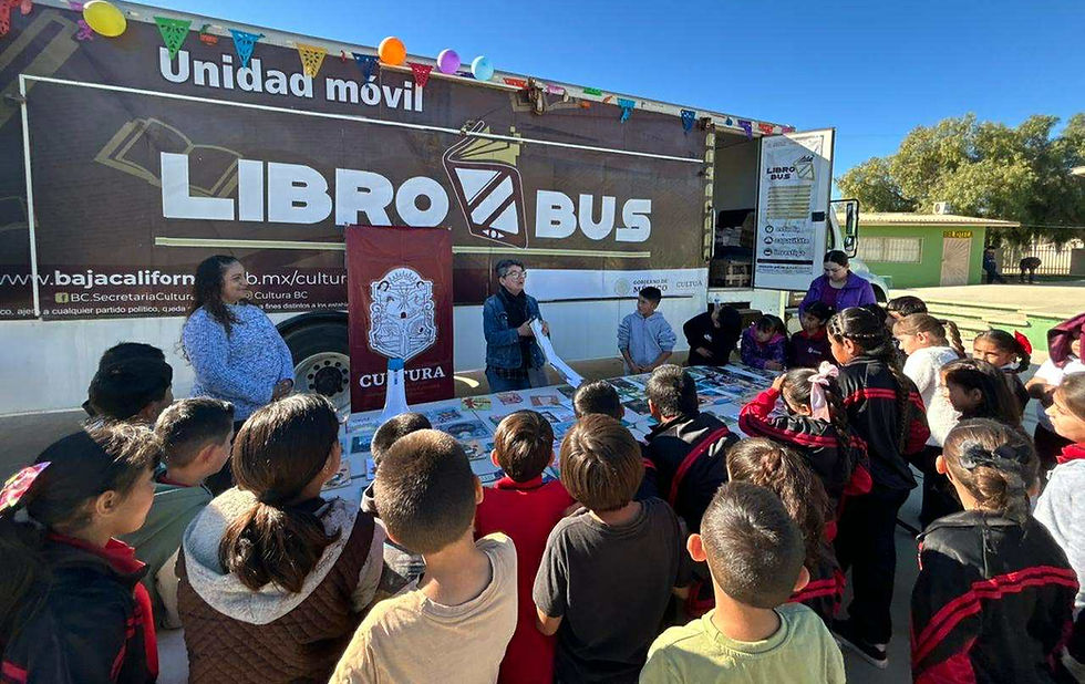 Librobus de Cultura inicia recorrido "Letras Peninsulares" en comunidades de Baja California