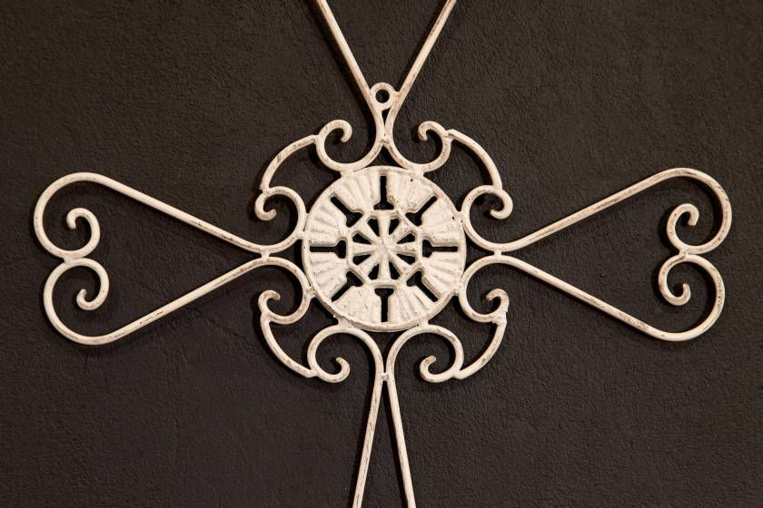 Thumbnail: Cross Wall Fixture - Antique White