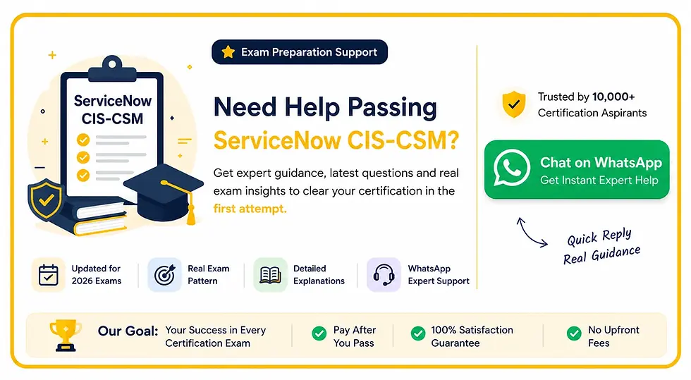CIS-CSM Certification Practice Tests