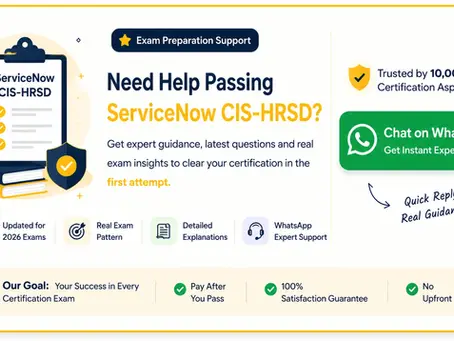 ServiceNow CIS-HRSD Certification Practice Tests