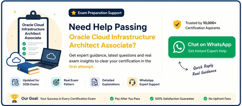 Oracle Cloud Infrastructure Architect Associate Certification Practice Tests
