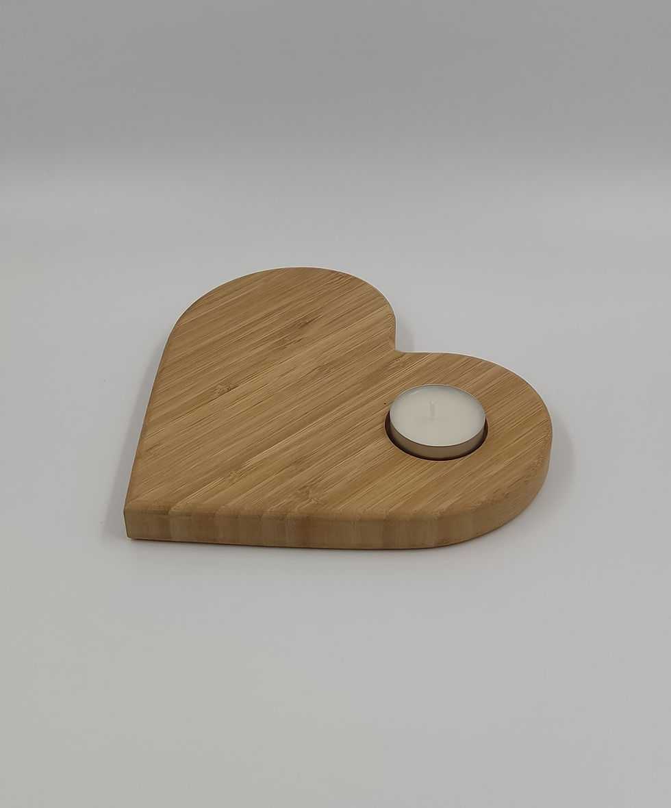 Miniaturbild: Herz mit Teelicht