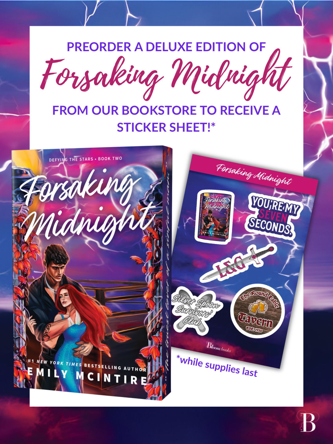 Forsaking Midnight Preorder by Emily McIntire