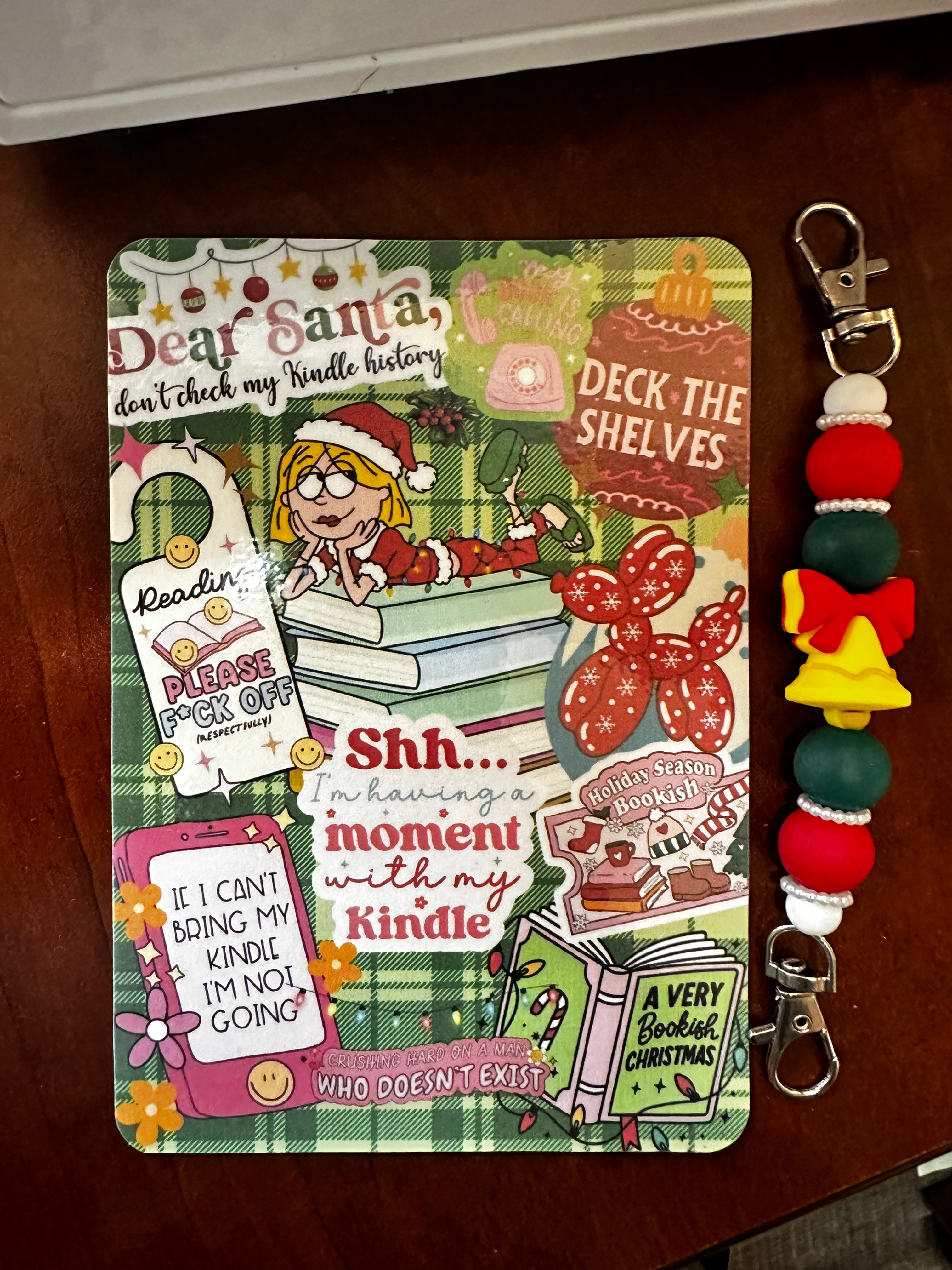 Lizzie Christmas Kindle Insert and Strap