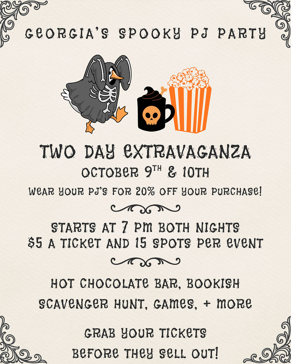 Georgia’s Spooky Pajama Party