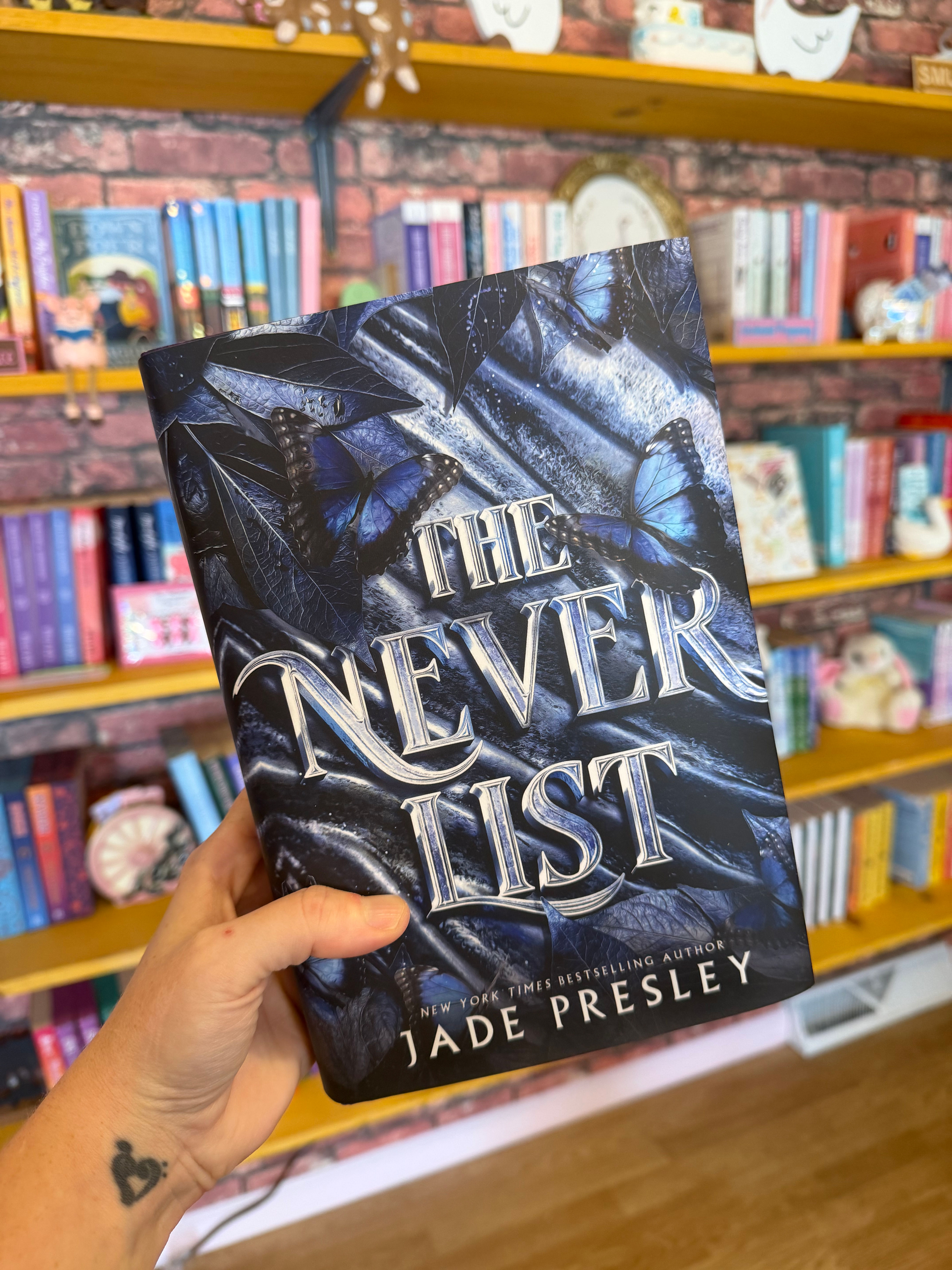 The Never List with Alternate Dust Jacket