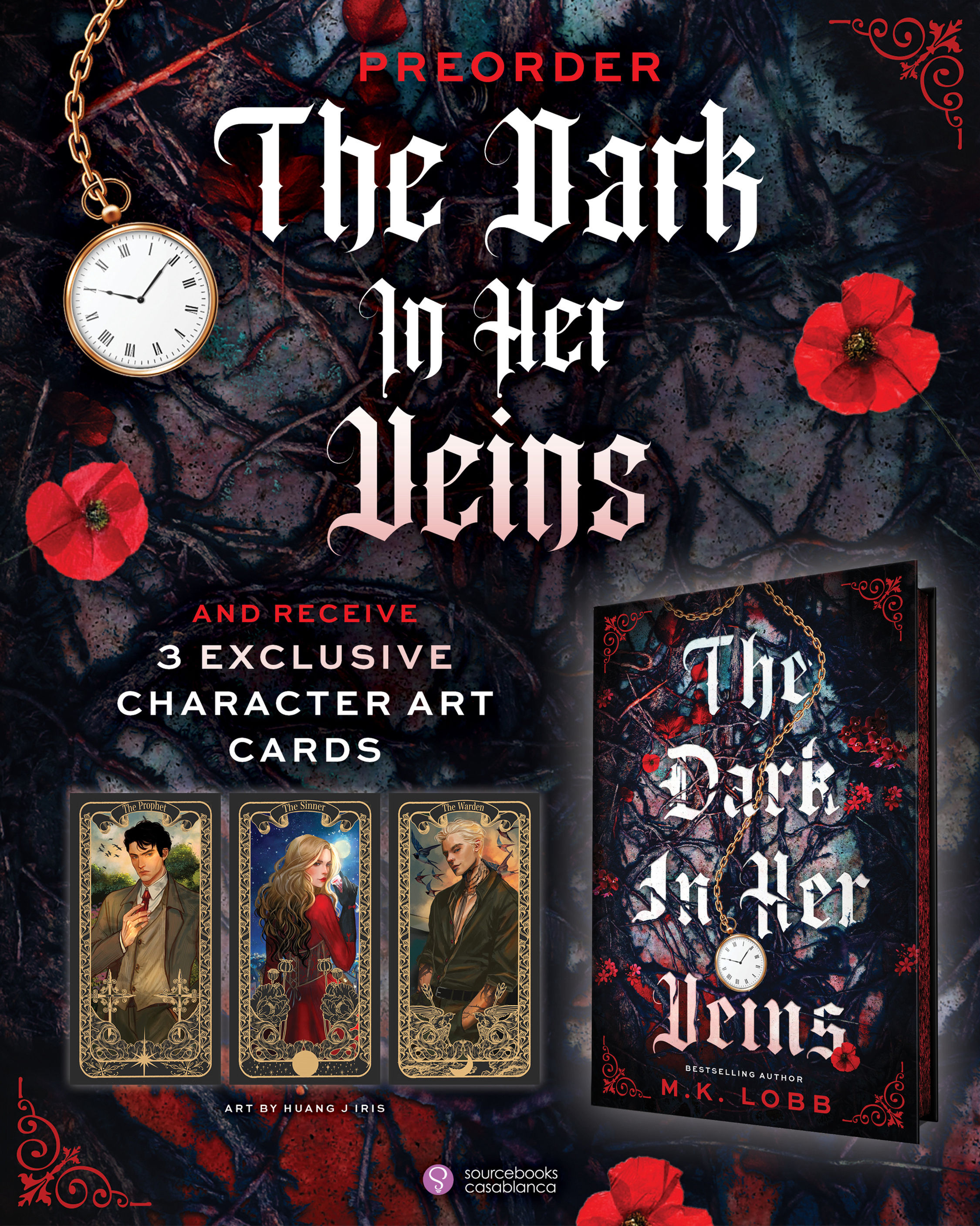 The Dark in her Veins Preorder by M.K. Lobb