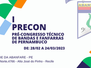 I Precon - Cronograma de Datas e Horários