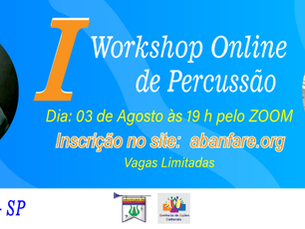 I Workshop Online de Percussão