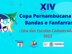 Escolas Cadastrada na Copa Pernambucana 2022