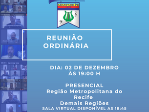 Reunião Ordinária Dezembro