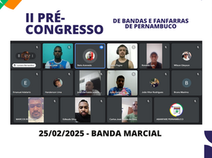 📢 Encerramento do II PRECON com Regentes das Bandas Marciais 🎺🥁