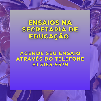 Ensaios da Secretaria de Educação de Pernambuco