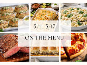 5/11-5/17 On the Menu