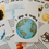 Thumbnail: Image of 7 days of creation with watercolor earth and accompanying cards.