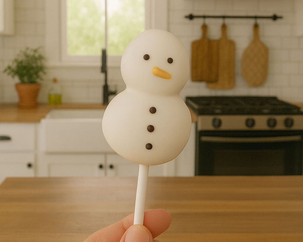 Snowman Cake Pops