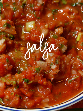 Homemade salsa