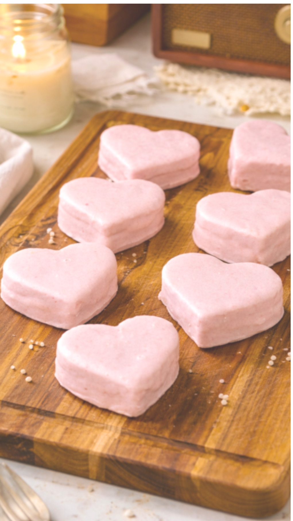 Valentines Heart Cakes