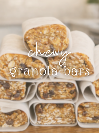 Chewy Granola Bars