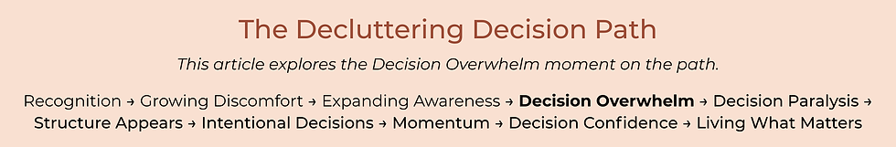Struggling to declutter “good” items? Discover why they keep you stuck—and the one decision that makes letting go finally feel clear.