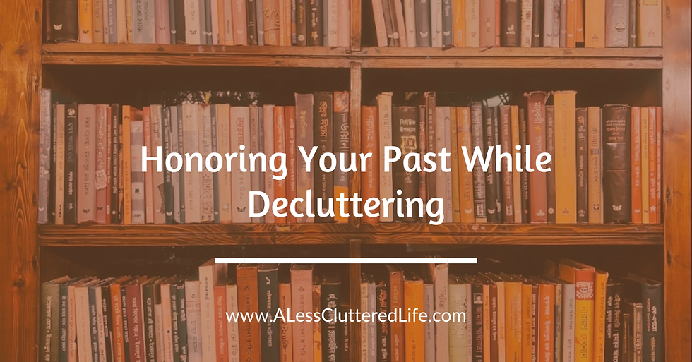 Sorting through shelves of books may be a decluttering activity you engage in during your second act.