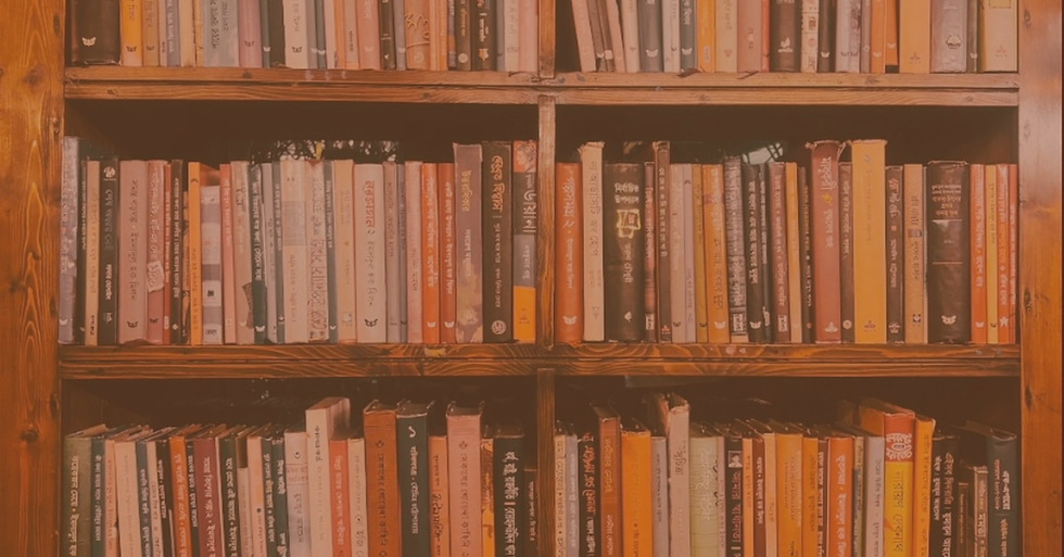 Sorting through shelves of books may be a decluttering activity you engage in during your second act.