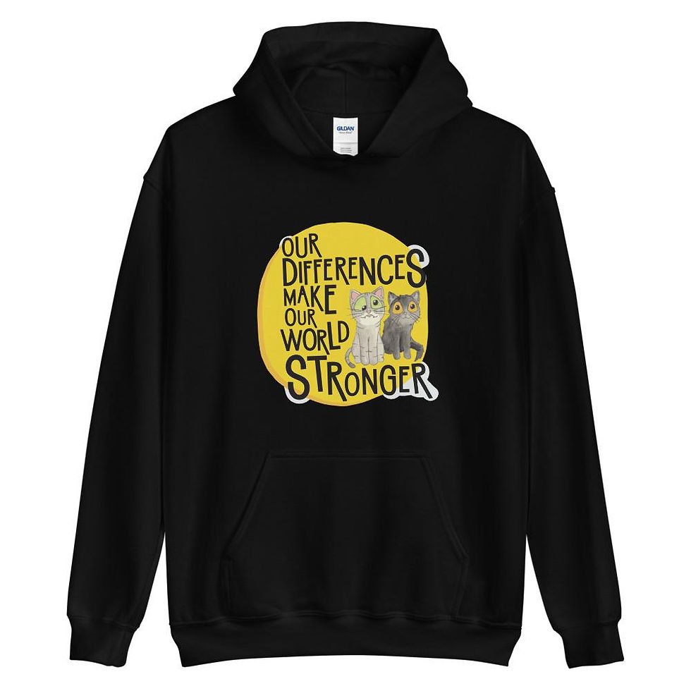 OUR DIFFERENCES WITH MAYA AND DRAGON — ADULT HOODIE