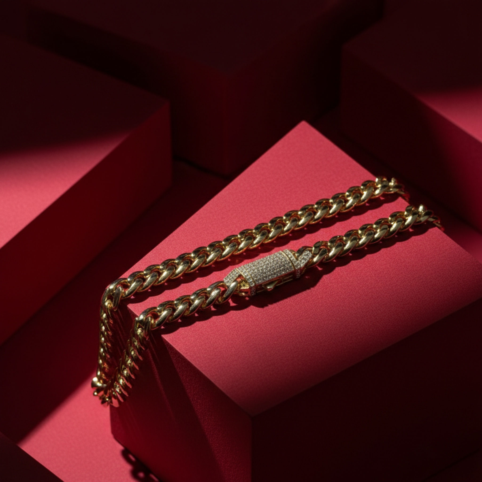 9mm 20" Mocano Cuban Link Chain 925 Sterling Silver