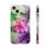 Thumbnail: Floral Alcohol Ink Snap Case, Colourful Phone Cover, Vibrant Floral Art