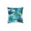 Thumbnail: Teal Floral Square Pillow, Home Decor Cushion, Bedroom, Sofa, Garden Room