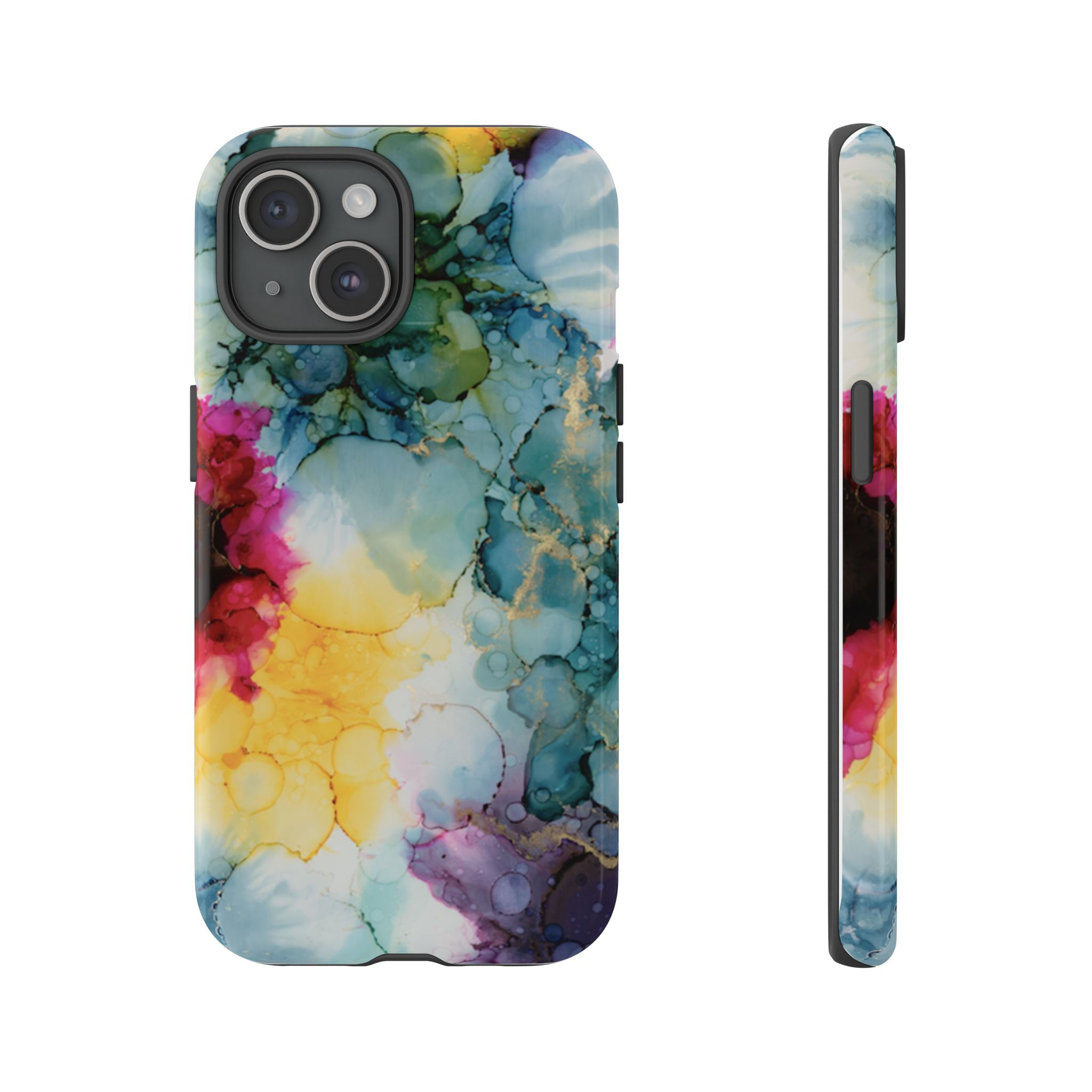 Floral Alcohol Ink Phone Case