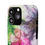 Thumbnail: Floral Alcohol Ink Snap Case, Colourful Phone Cover, Vibrant Floral Art