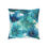 Thumbnail: Teal Floral Square Pillow, Home Decor Cushion, Bedroom, Sofa, Garden Room