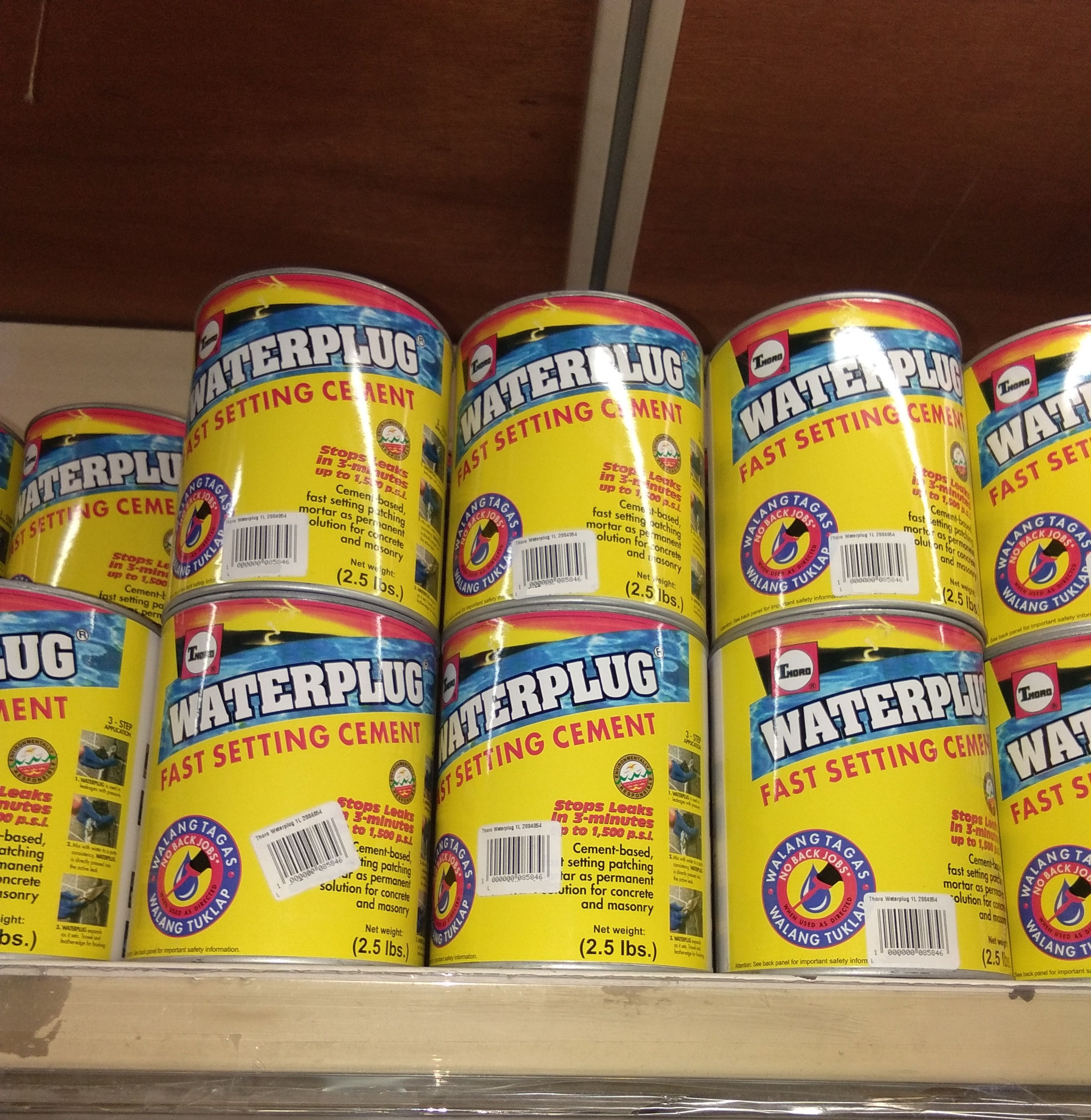 Thoro Waterplug 2.5LBS