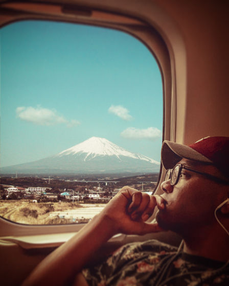 Mt Fuji - Bullet train view