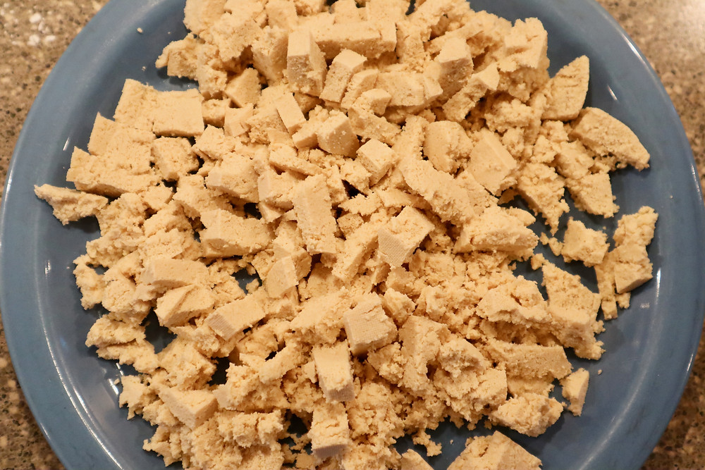 Super firm tofu when shredded and seasoned can be used in any recipe calling for cut up chicken or turkey.