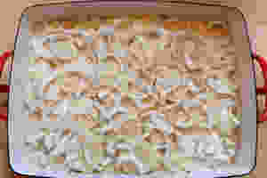 A Scalloped Potato Layer for a French Inspired Bean and Potato Casserole