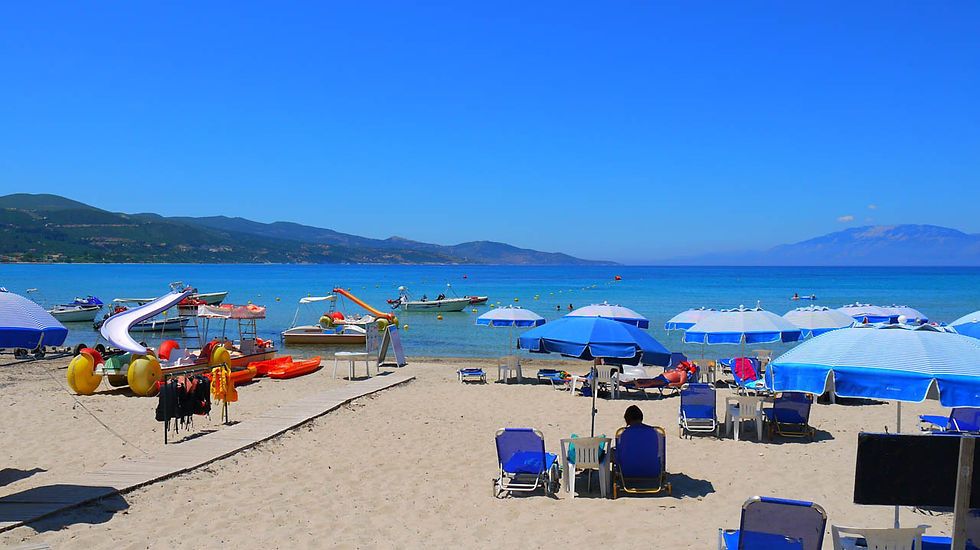 alykanas beach 1500 m from AV