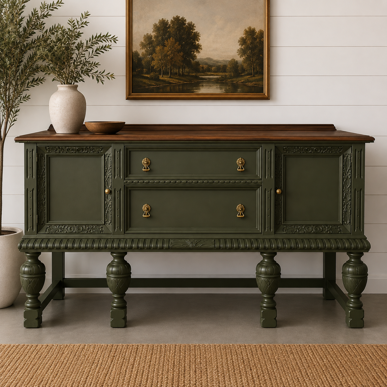 ANTIQUE SIDEBOARD