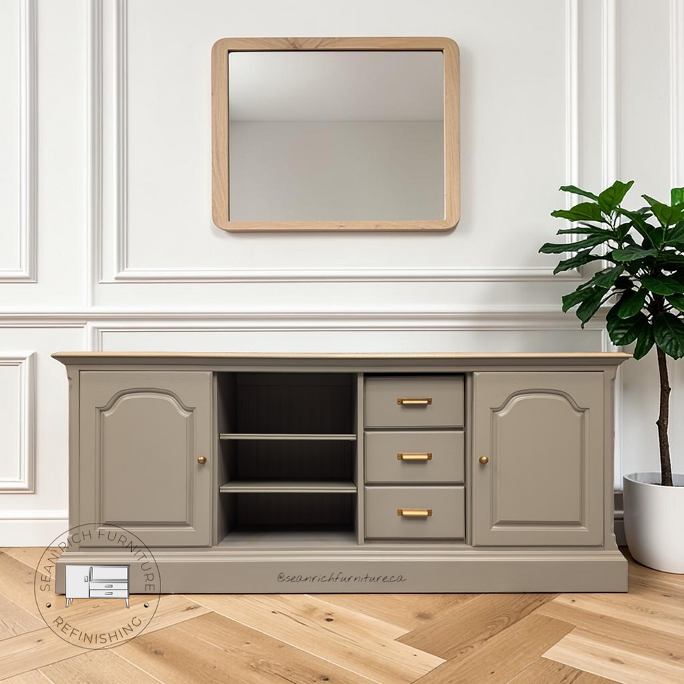 Thumbnail: KINCAID SOLID OAK SIDEBOARD
