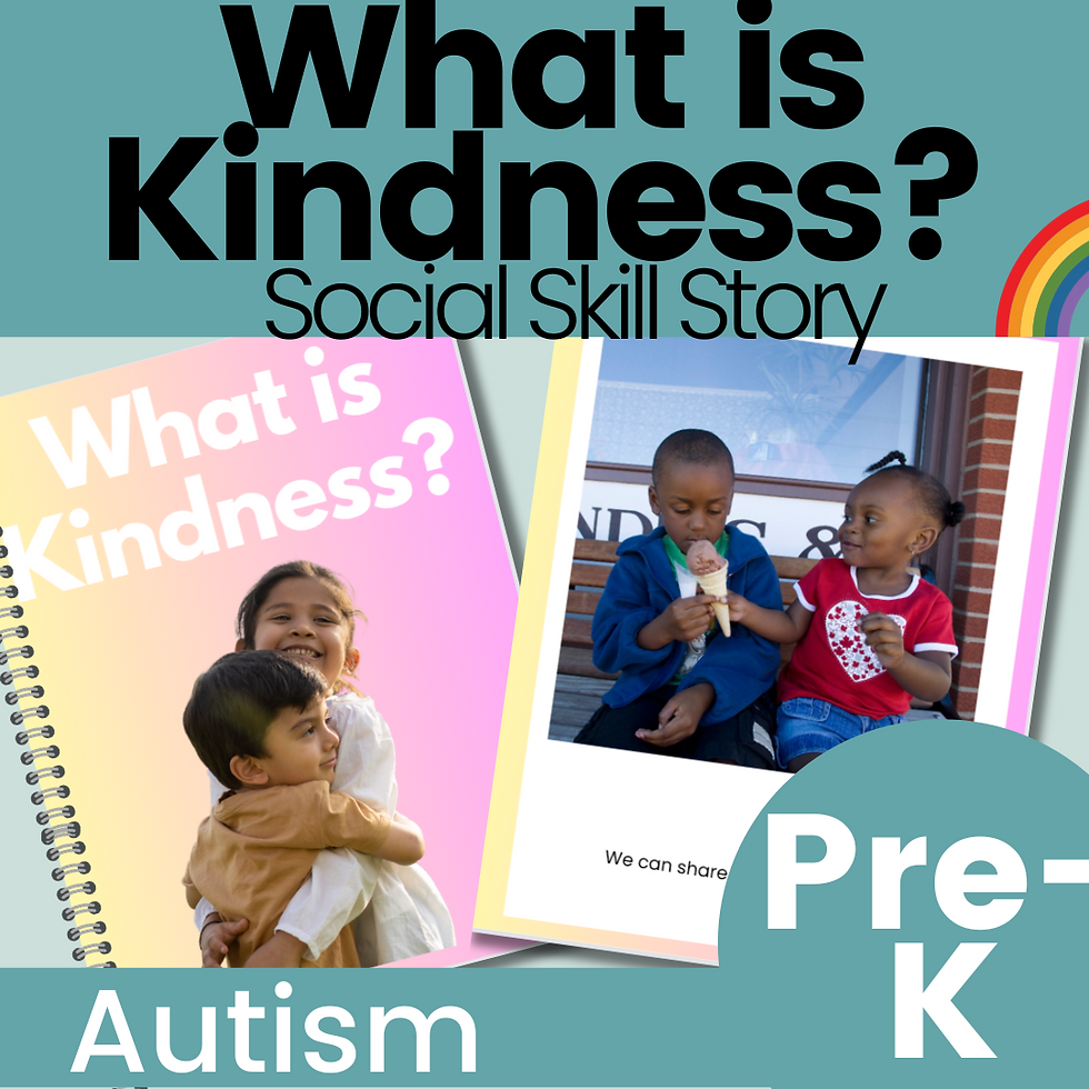 "What is Kindness" autism social story