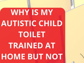 Why Is My Autistic Child Toilet Trained at Home but Not at School?