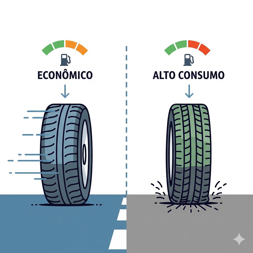 Pneus e consumo de combustível: qual a relação?