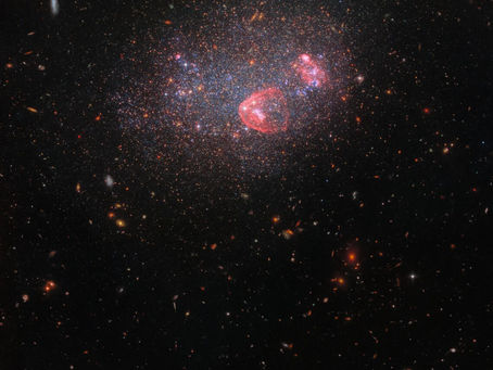 NASA divulga imagem da galáxia UGC 8091