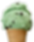 Mountain Mint ice cream cone
